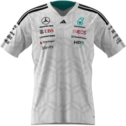Mercedes-AMG F1 Hvid t-Shirt