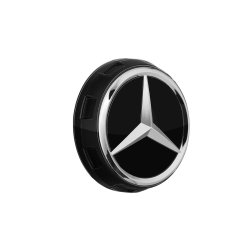 Mercedes-Benz centerkapsel. sort (1 stk)
