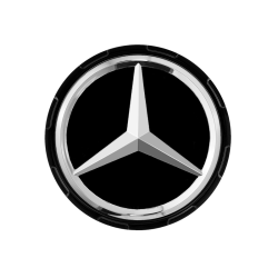 Mercedes-Benz centerkapsel. sort (1 stk)