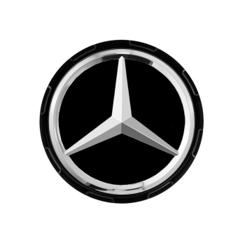 Mercedes-Benz centerkapsel. sort (1 stk)