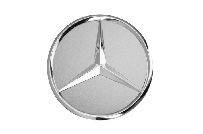 Mercedes-Benz centerkapsel. Titanium slv