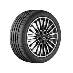 Mercedes-AMG centerkapsel. Matt sort