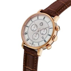 Mercedes-Benz Classic ur m.  Brun lderrem