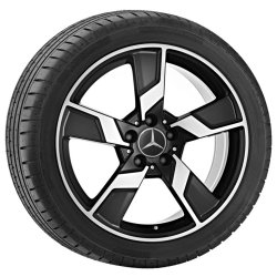 Mercedes-Benz centerkapsel, sort