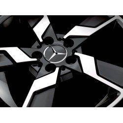 Mercedes-Benz centerkapsel, sort