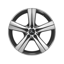 Mercedes-Benz komplette vinterhjul 18" med brede baghjul
