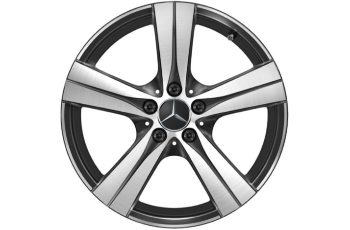 Mercedes-Benz komplette vinterhjul 18" med brede baghjul