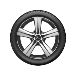 Mercedes-Benz komplette vinterhjul 18" med brede baghjul
