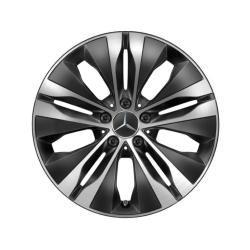 Mercedes-Benz komplette vinterhjul 18" med brede baghjul