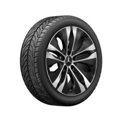 Mercedes-Benz komplette vinterhjul 18" med brede baghjul