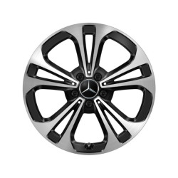 Mercedes-Benz komplette vinterhjul 18" med brede baghjul
