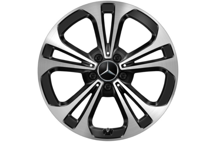 Mercedes-Benz komplette vinterhjul 18" med brede baghjul