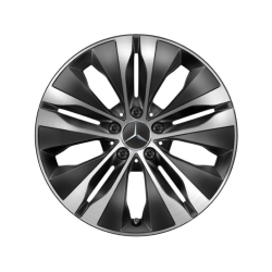 Mercedes-Benz komplette vinterhjul 18" med brede baghjul