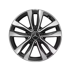 Mercedes-Benz komplette vinterhjul 17" med brede baghjul