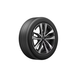 Mercedes-Benz komplette vinterhjul 17" med brede baghjul