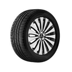 Mercedes-Benz komplette vinterhjul 18" med brede baghjul