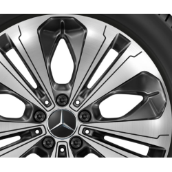 Mercedes-Benz komplette vinterhjul 19" med brede baghjul