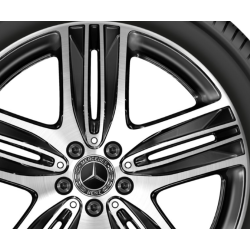 Mercedes-Benz komplette vinterhjul 20" med brede baghjul