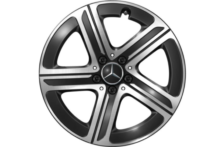 Mercedes-Benz komplette vinterhjul 18" med brede baghjul